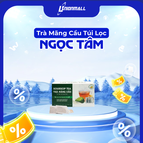 Trà Mãng Cầu Ngọc Tâm -Túi lọc tiện lơi- Hỗ trợ ngủ ngon, giảm stress