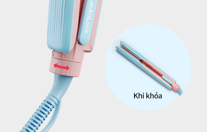 Máy duỗi tóc LocknLock Hair straightener - ENA222BLU