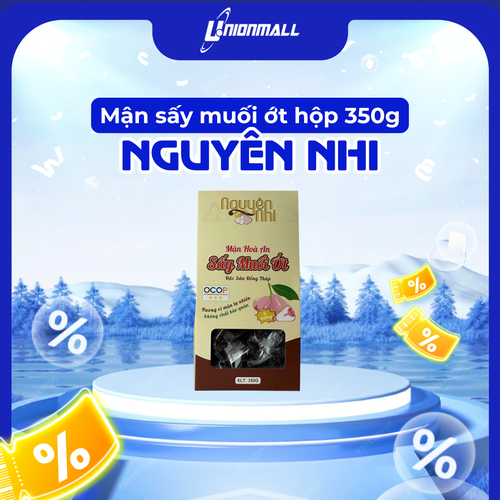 Mứt mận hòa an sấy muối ớt hộp  350gr ( đặc sản đồng tháp)