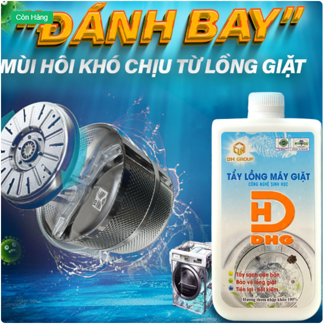 Tẩy lồng máy giặt