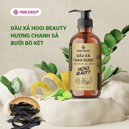 DẦU XẢ HOGI BEAUTY HƯƠNG CHANH SẢ, BƯỞI , BỒ KẾT 500ml