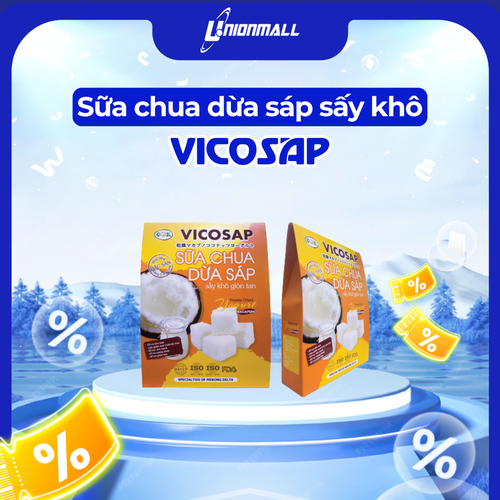 Sữa Chua Dừa Sáp Sấy Khô Giòn Tan [Hộp 25g]