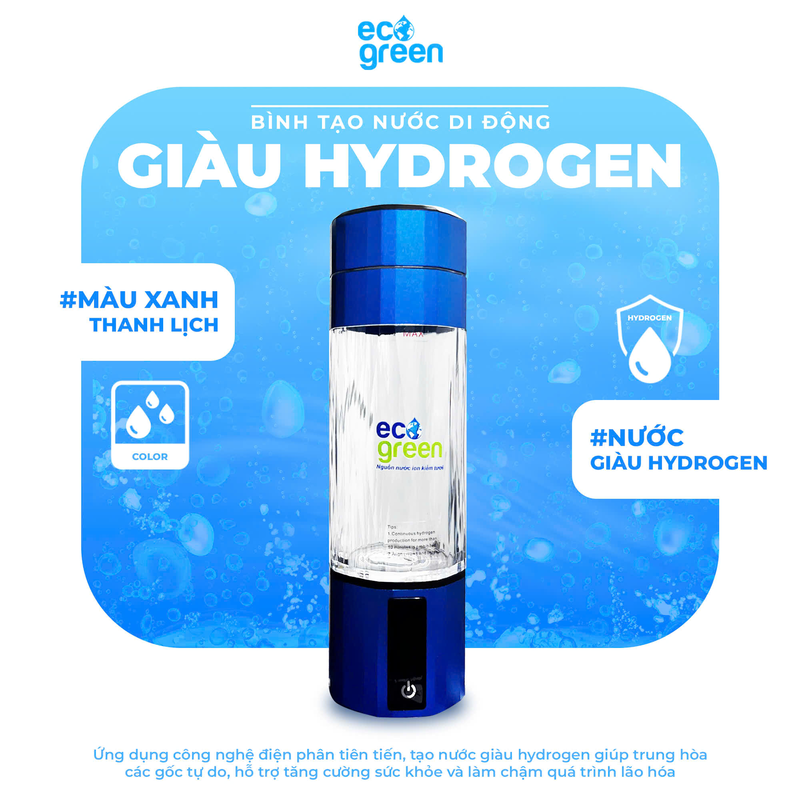 Bình tạo nước di động Hydrogen