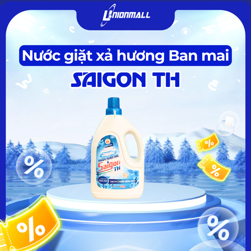 Nước giặt xả Saigon TH 3kg hương thơm Ban Mai