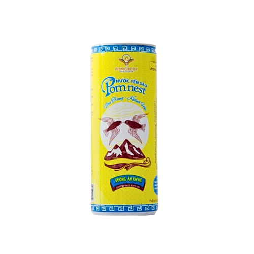 Nước Yến Sào Pomnest Nhân Sâm Lon 240ml - Lốc 6 Lon