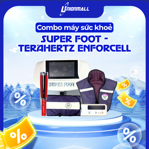 COMBO MÁY DƯỠNG SINH  SUPER FOOT & MÁY THỔI TERAHERTZ ENFORCELL