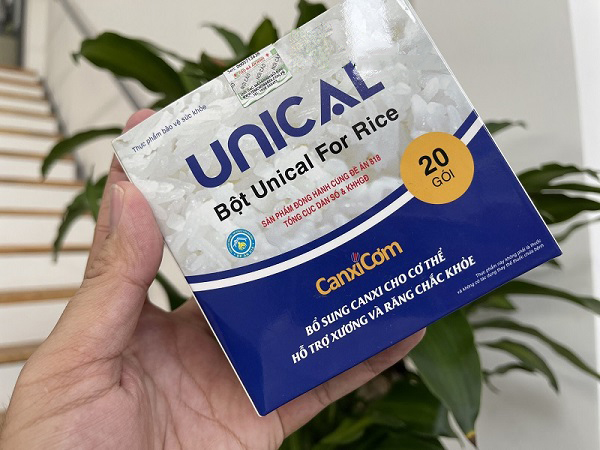 Canxi cơm Unical for Rice Nhật Bản – Đề án 818 Bộ Y Tế