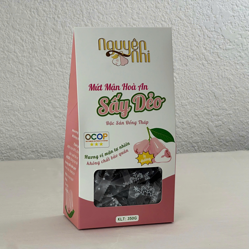 Mận sấy dẻo hộp 350gr ( đặc sản đồng tháp) - 0COP 3 sao