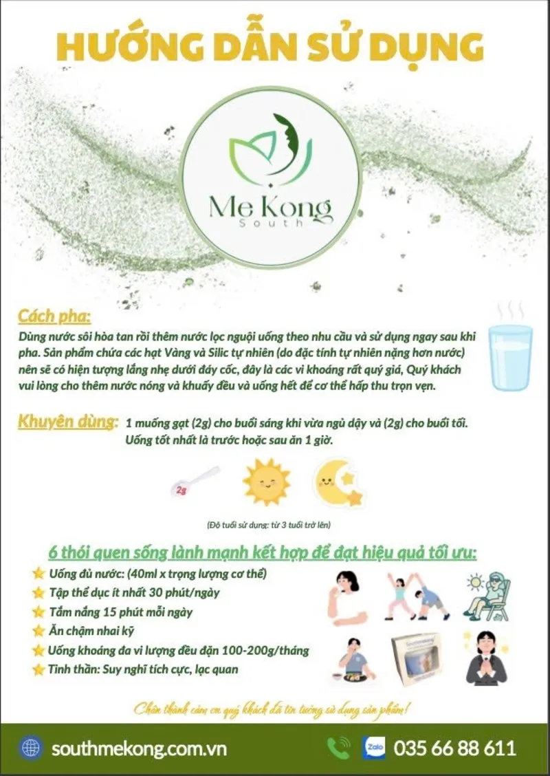 KHOÁNG ĐA VI LƯỢNG - MEKONG SOUTH ( TRÀM TÍCH CỔ ĐẠI)