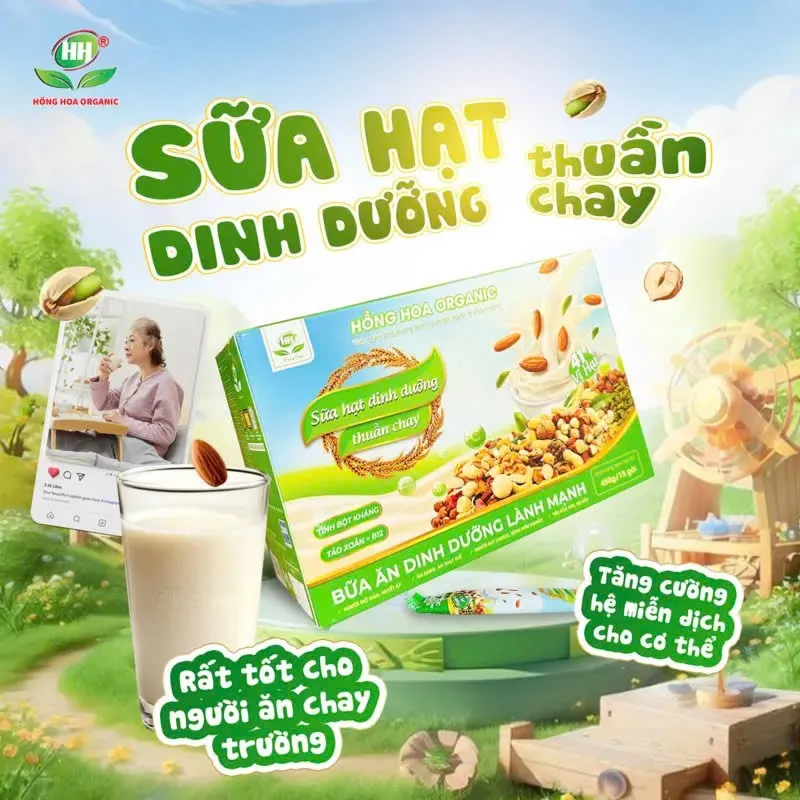 Sữa hạt dinh dưỡng thuần chay 41 vị hạt