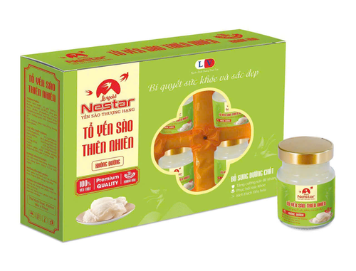 Yến Sào Thiên Nhiên Không Đường ( Hộp 6 Hũ )