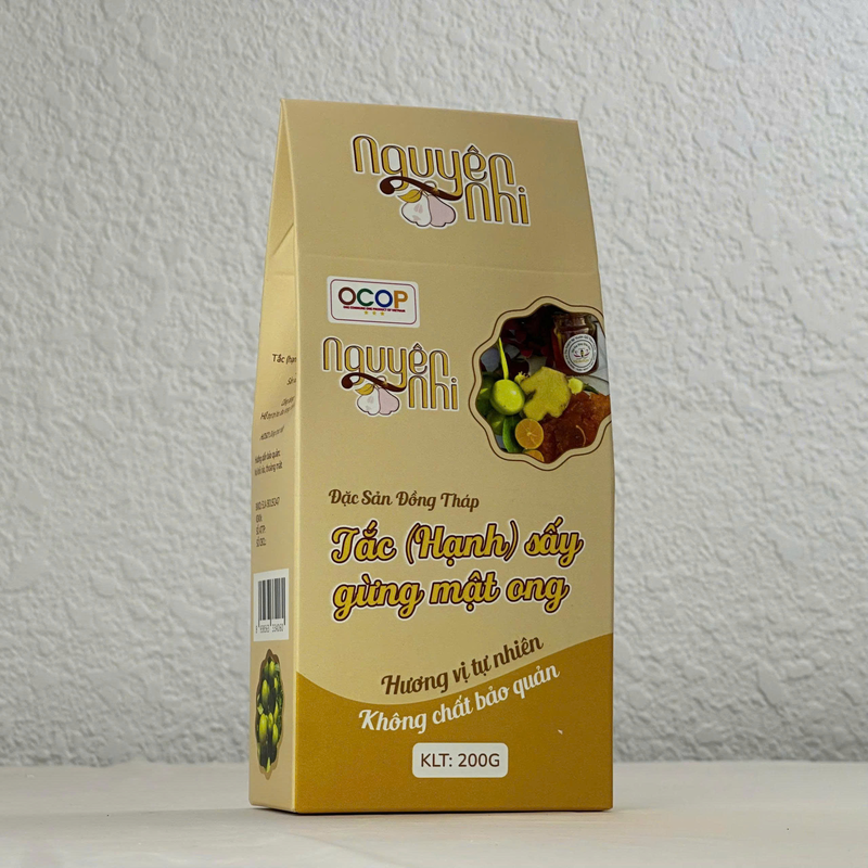 Tắc ( Hạnh ) sấy gừng mật ong ( đặc sản Đồng Tháp) - OCOP 3 sao