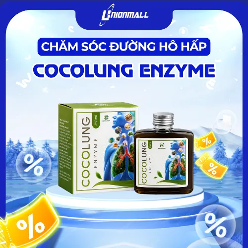 COCOLUNG ENZYME – Xoa Dịu Cơn Ho, Bảo Vệ Đường Hô Hấp