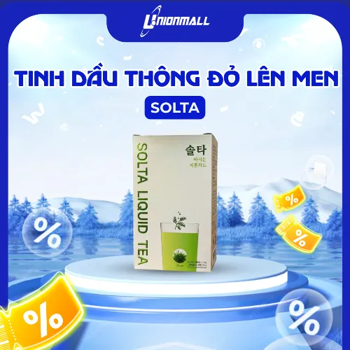 Tinh dầu thông đỏ lên men Solta ( Lá thông )300ml  ( Hộp 15 gói )