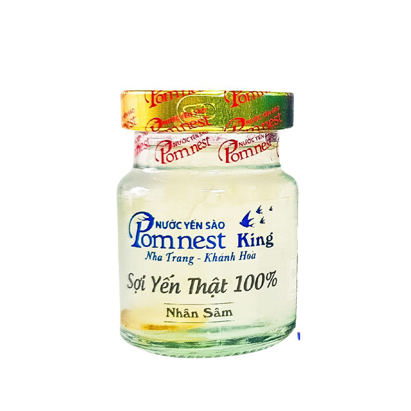 Nước Yến Sào Pomnest King Nhân Sâm - Lốc 6 Lon