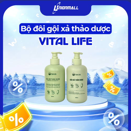 Bộ Đôi Gội Xả Thảo Dược Vitalnoni