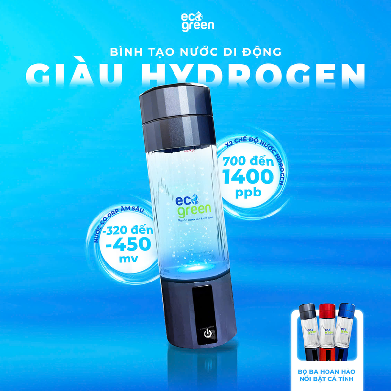 Bình tạo nước di động Hydrogen