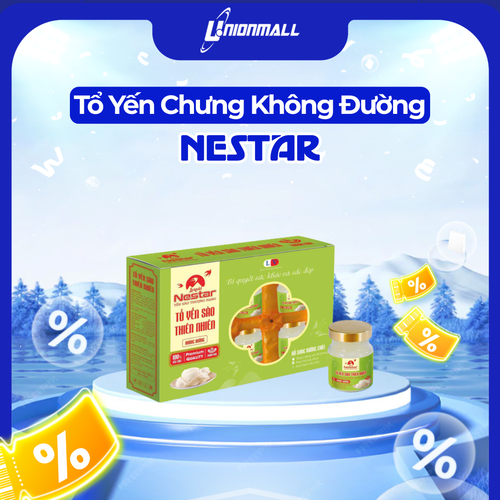 Yến Sào Thiên Nhiên Không Đường ( Hộp 6 Hũ )