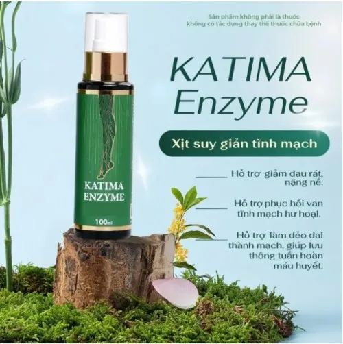 Xịt giãn tĩnh mạch Enbio Enzyme – giúp giảm suy giãn tĩnh mạch nhanh chóng