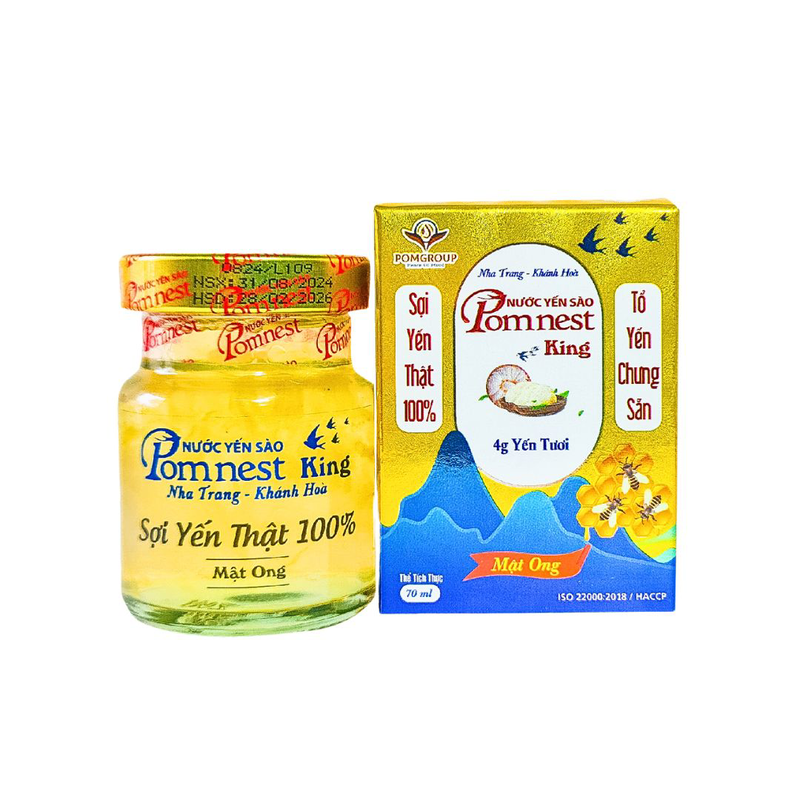 Nước Yến Sào Pomnest King Mật Ong