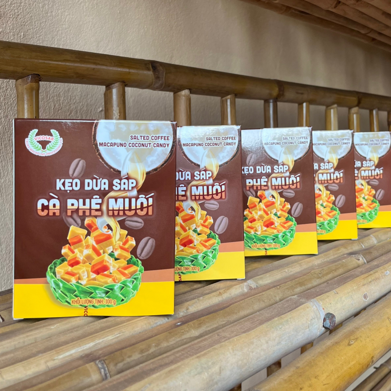 COMBO KHUYẾN MÃI MUA 2 HỘP MULTI VITAMIN B TẶNG 1 KẸO DỪA CÀ PHÊ MUỐI