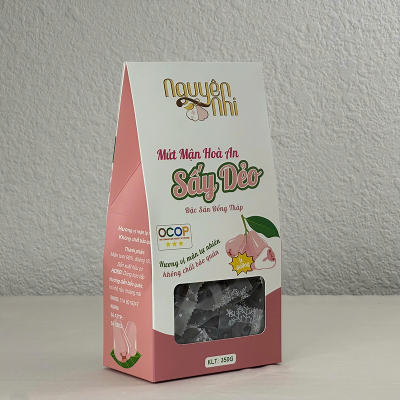 Mận sấy dẻo hộp 350gr ( đặc sản đồng tháp) - 0COP 3 sao