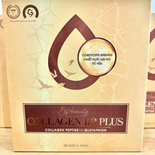 Collagen BP Plus ( Hạn chế lão hóa, tăng cường độ ẩm, tăng đàn hồi cho da)