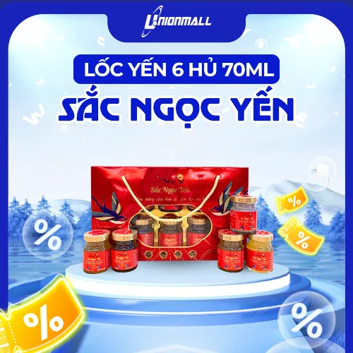 Sắc ngọc yến lốc 6 hủ 70ml