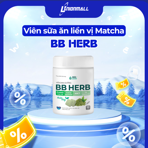 Viên sữa ăn liền BB HERB vị Matcha