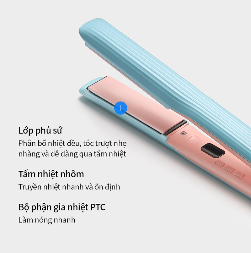 Máy duỗi tóc LocknLock Hair straightener - ENA222BLU