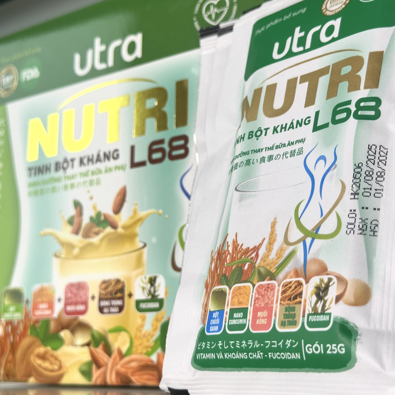 Tinh Bột Kháng Utra Nutri L68 (15 gói x20g)