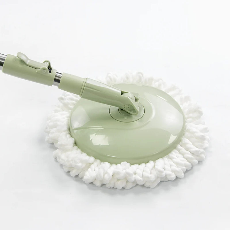 Bộ Cây Lau Nhà Mini Spin Mop & 4 Bông Lau Sàn - Màu Xanh Mint - LocknLock - ETM498MITS2