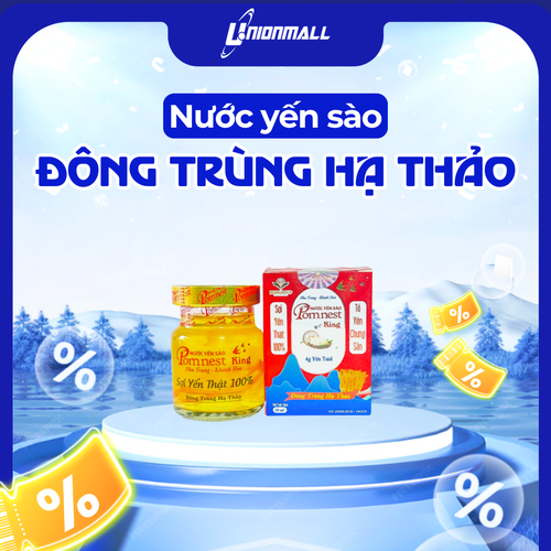 Nước Yến Sào Pomnest King Đông Trùng Hạ Thảo - Lốc 6 hũ