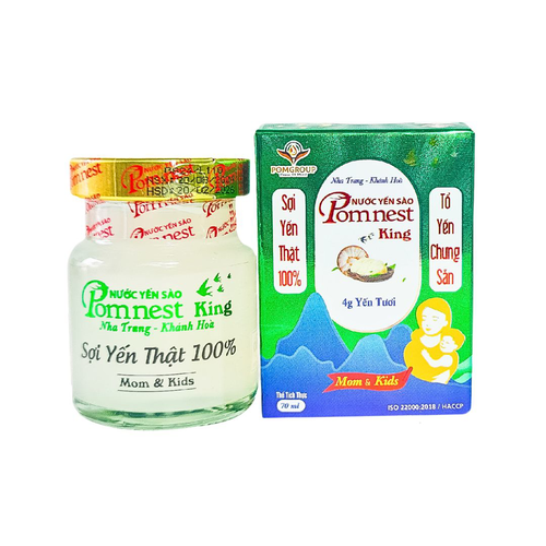 Nước Yến Sào Pomnest King Mom & Kids - Lốc 6 lon