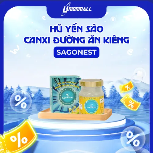 Yến sào SagoNest Canxi Đường  Ăn Kiêng- Hộp 1 Lọ